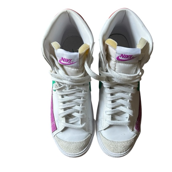 Nike Blazer Mid 77 Women's Multicolor High-Top Sneakers Size 8 - Picture 4 of 10